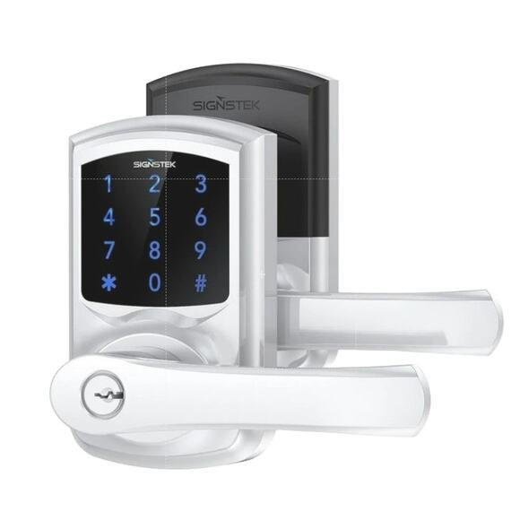 Keyless Entry Handle, Digital Smartcode Door Lock with Keypad - SEE CONDITION - Picture 1 of 14